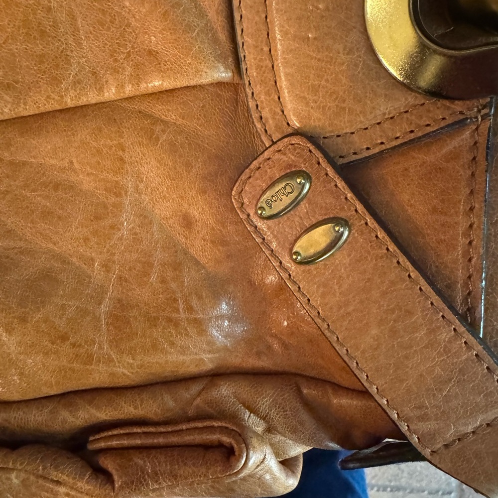 Chloe Tan Leather Heloise Shoulder Bag - Picture 3 of 13